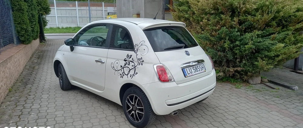 Fiat 500 cena 24900 przebieg: 80600, rok produkcji 2008 z Lublin małe 352